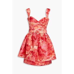 ❤️Zimmermann Linen Corset Floral Mini Dress❤️